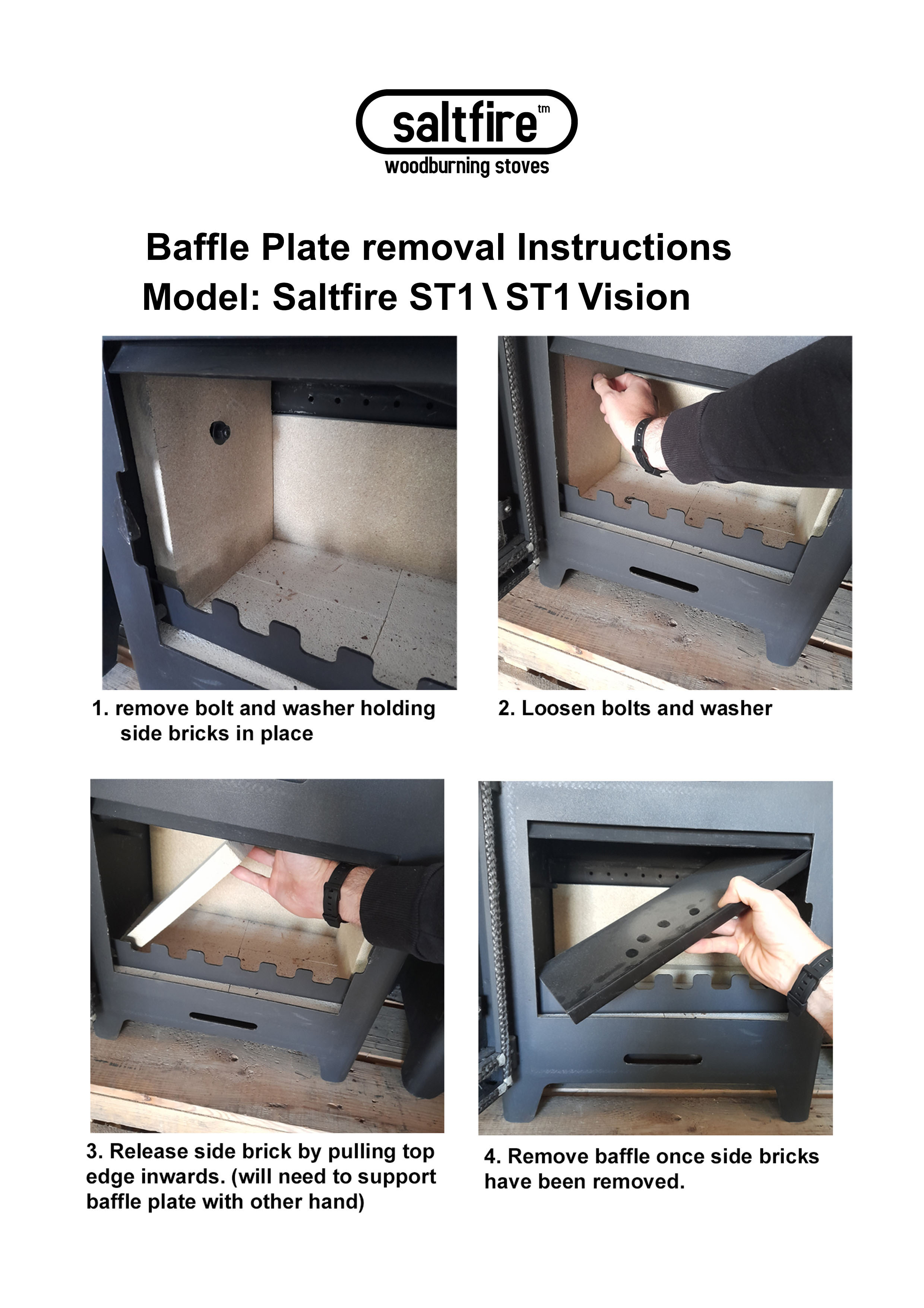 Baffle Plate Removal Instructions